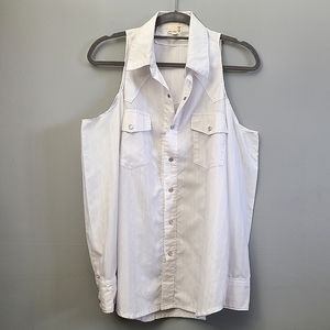 UO Cold Shoulder Button Down